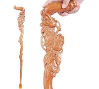 Les Nouvelles béquilles Portables réglables, la Canne en Bois, Les Cadeaux de bâton de Marche à la Main de béquille, Stable Robuste pour Les Hommes et Les femmes-90 cm idéal pour Les Hommes ou