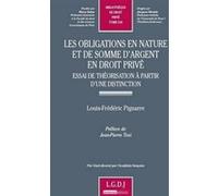 Les obligations en nature et de somme d'argent en droit privé