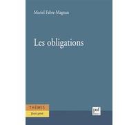 Les obligations Muriel Fabre-Magnan (Auteur)