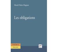 Les obligations - Muriel Fabre-Magnan - Puf - broché - Etude