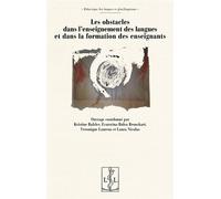 Les obstacles dans l'enseignement des langues et dans la formation des enseignants - Collectif - Lambert-Lucas - broché - Essai