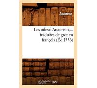 Les odes d'Anacréon, traduites de grec en françois (Éd.1556)