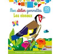 Les oiseaux - mon atelier gommettes - Premiers apprentissages maternelle - Collectif - Piccolia - Jeux livres objets
