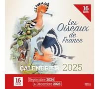 Les oiseaux de France - Calendrier 2025