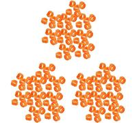 Les Oiseaux Ferment Leurs Jambes, Bandes de Pattes d'oiseaux, Pied d'identification Orange 1,3x1,3cm Paquet 2 ou 3(Orangex3pcs,1.3X1.3CMx2pcs)