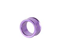 Les Oiseaux Ferment Leurs Jambes, Jambe d'oiseau Ouverte en Aluminium for Perroquet Pigeon ID 8mm Multicolore 30 pièces(Purple)
