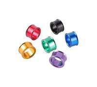 Les Oiseaux Ferment Leurs Jambes, Jambe d'oiseau Ouverte en Aluminium for Perroquet Pigeon ID 8mm Multicolore 30 pièces(Mixed Colors)