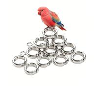 Les Oiseaux Ferment Leurs Jambes, Jambes de Perroquet for l'entraînement des Oiseaux, activité Mouche en Plein air, chaîne Pied, Cheville 4-15mm(100 Pieces,8mm)