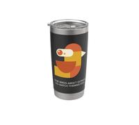 Les oiseaux ne vont pas se regarder eux-mêmes en train d'observer des oiseaux Gobelet isotherme en acier inoxydable double paroi
