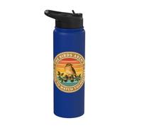 Les oiseaux ne vont pas se regarder eux-mêmes Humour d'observation des oiseaux Stainless Steel Insulated Water Bottle