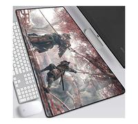 Les ombres meurent deux fois, D Tapis de Souris XL 900x400mm Hydrorésistant Anime Mouse pad Grand Tapis de Souris Gamer avec Base en Caoutchouc Anti-glissant Surface Texturée pour Ordinateur et PC