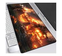 Les Ombres meurent Deux Fois, E 900x400mm Tapis de Souris XXL Multifonction Gaming Mousepad XXL Grand sous Main, Anime Souris 3mm Bureau Anti-Glissant Surface Texturée pour Ordinateur