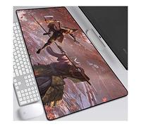 Les Ombres meurent Deux Fois, G 900x400mm Tapis de Souris XXL Multifonction Gaming Mousepad XXL Grand sous Main, Anime Souris 3mm Bureau Anti-Glissant Surface Texturée pour Ordinateur