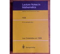 Les Ondelettes En 1989
