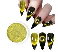 Les Ongles Brillent Les Ongles Puissance Poudre 9d Chats Œil Magnétique Poudre Miroir À Effet Ongles Pigment Poudre Facile À Appliquer