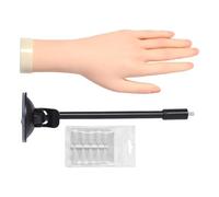 Les Ongles En Silicone Pratiquent Le Modèle À Main Avec Des Conseils Interchangeables Et Une Base D'échappement Pour Une Formation Réaliste Remplaçage Pointes De Ongles Pratiquer La Main