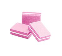 les ongles polissent le bloc de tampon, lime pour ongles abrasif, bloc tampon multicolore 3,5 x 2,5 x 1,1 cm (Roze)