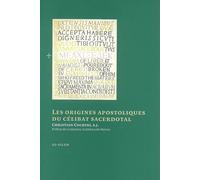 Les origines apostoliques du célibat sacerdotal - Christian Cochini - Ad Solem - broché - Etude