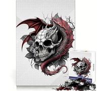 Les Os du Cracheur de Feu Puzzle de 1000 pièces pour Adultes Détente intellectuelle et Plaisir Lent Bords précis Idée Cadeau (50x75cm)