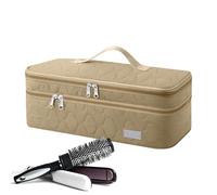 Les outils capillaires du boîtier - 40 * 15 * Sac de rangement 14cm, étui de style en tissu oxford durable, organisateur de fer à curling utilisant avec doublure résistante à la chaleur | Accessoires