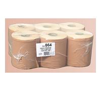 Les Outils Lot de 6 bobines ouate Chamois moletee 450 Feuilles