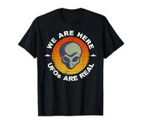 Les ovnis extraterrestres de science-fiction sont de vrais extraterrestres, existent, rétro, vintage T-Shirt