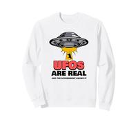 Les OVNIS sont réels (Graphique OVNI Alien Amusant) Sweatshirt