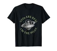 Les ovnis sont réels, je suis le pilote, art spatial vintage T-Shirt