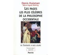 Les pages les plus célèbres de la philosophie occidentale