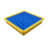 Les palettes industrielles de récupération des déversements sont étanches et antidérapantes, garantissant Un Stockage sûr et Une stabilité Accrue, ce Qui en Fait Un Choix idéal pour la sécur