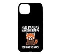 Les Pandas Rouges me rendent Heureuse, Pas Tant Que ça Coque pour iPhone 15 Plus
