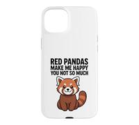 Les Pandas Rouges me rendent Heureuse, Pas Tant Que ça Coque pour iPhone 15 Plus