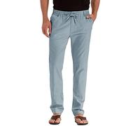 Les pantalons de camouflage ont une taille élastique et une fermeture éclair avec cordon de serrage interne réglable pour un ajustement pour homme 35, bleu, M