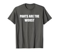 Les Pantalons sont Les Pires T-Shirt, Homme, Asphalte, L