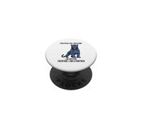 Les panthères sont géniales Je suis géniale Donc Je suis Une panthère PopSockets PopGrip Adhésif
