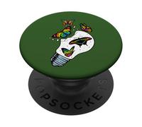 Les Papillons sont gratuits PopSockets PopGrip Adhésif