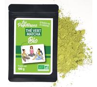LES PAPOTEUSES | Thé Matcha BIO 100g | Thé Vert Matcha en poudre de qualité premium | Idéal Cuisine & Pâtisserie | Coffret Cadeau | Certifié Biologique