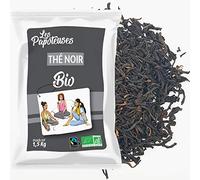 LES PAPOTEUSES | Thé Noir bio en feuilles entières| 1,5 kg | Thé Noir de Chine en vrac | Certifié biologique & Commerce équitable