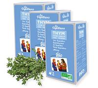 LES PAPOTEUSES | Tisane thym bio | Voies respiratoires | 60 sachets | Coffret infusion de 3 boîtes de 20 infusettes | Certifié biologique