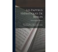 Les Papyrus Hiératiques De Berlin