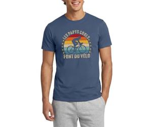 Les Papys Cools Font Du Vélo Cadeau Cyclisme Papy Vélo T Shirt Homme