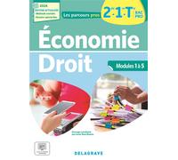 Les Parcours Pros Économie-Droit 2de, 1re, Tle Bac Pro (2024) - Pochette élève - Dominique Audrain - Delagrave - broché - Scolaire / Universitaire
