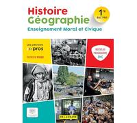 Les Parcours Pros Histoire Géographie EMC 1re Bac Pro (2025) - Pochette élève