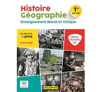 Les Parcours Pros Histoire Géographie EMC 1re Bac Pro (2025) - Pochette élève - Patrick Pique - Delagrave - broché - Scolaire / Universitaire