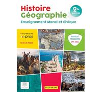 Les Parcours Pros Histoire Géographie EMC 2de Bac Pro (2024) - Pochette élève