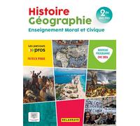 Les Parcours Pros Histoire Géographie EMC 2de Bac Pro (2024) - Pochette élève - Patrick Pique - Delagrave - broché - Scolaire / Universitaire