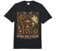 Les Parcs nationaux après la tombée de la Nuit, l'effroyable cryptide Big Foot Mothman Comfort Colors Adult Heavyweight T-Shirt