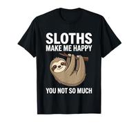 Les Paresseux me rendent Heureux Que tu ne sois Pas Tellement T-Shirt