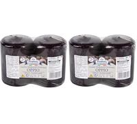 Les Parfumes can02692 a Bougies antitabac, opium, cire, noires, 10 x 5 x 9 cm, 2 unités (Lot de 2)