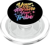 Les Paroles positives et inspirantes Votre énergie Attire PopSockets PopGrip pour MagSafe